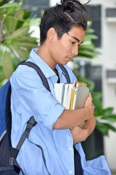 Boy Student Alone Stock Photos