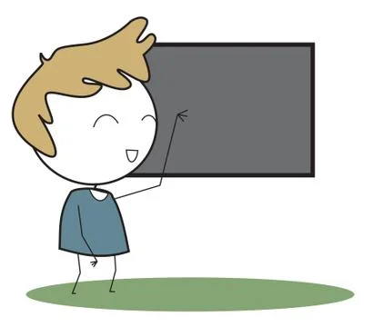 Boy student Stock Illustration