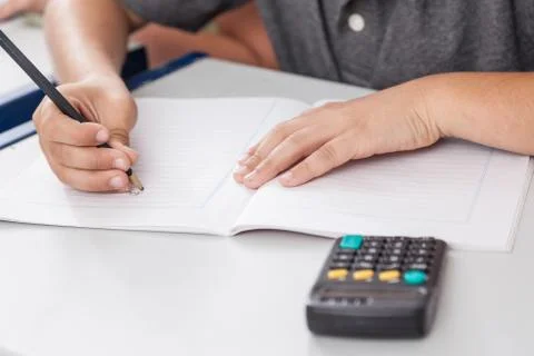 Boy studying Stock Photos