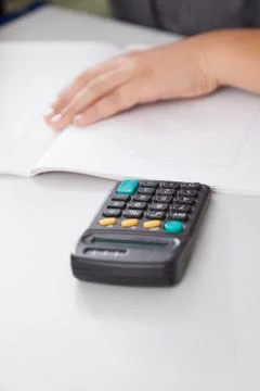 Boy studying Foto stock