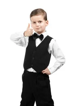Boy in a suit Stock Photos
