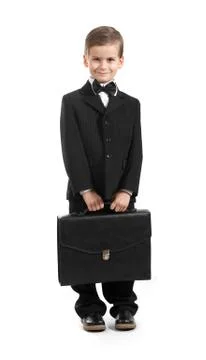 Boy in a suit Foto stock