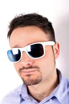 Boy with sun glasses Stock Photos