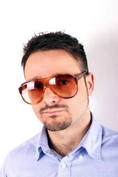 Boy with sun glasses Stock Photos