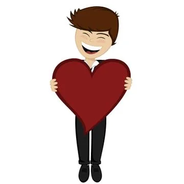 Boy with surprise Stock Illustration