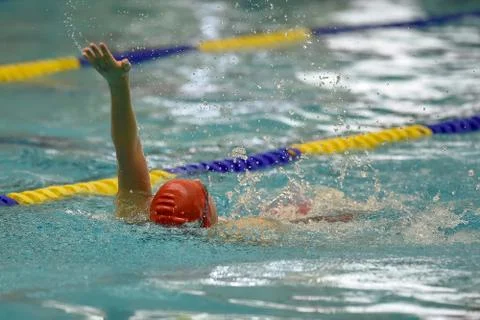 Boy Swimmers Stock Photos