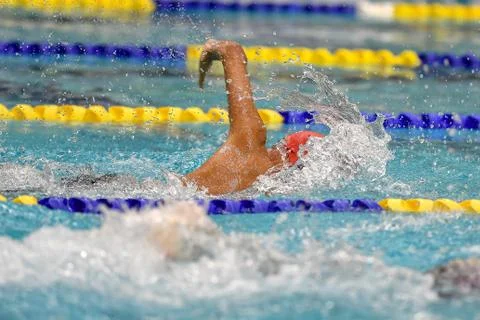 Boy Swimmers Stock Photos