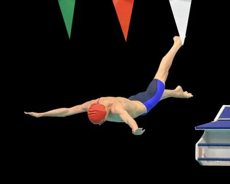 Boy Swimmers Stock Photos