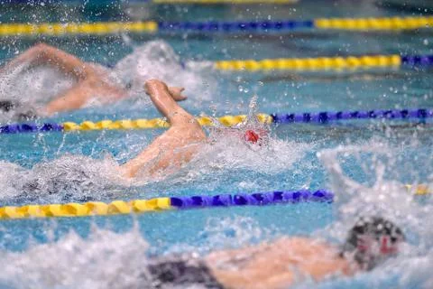 Boy Swimmers Stock Photos