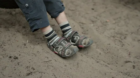 BOY ON THE SWING Stock Footage 68755884