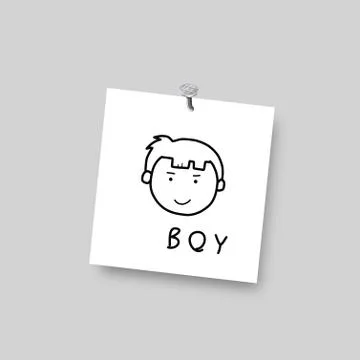 Boy symbol Stock Illustration