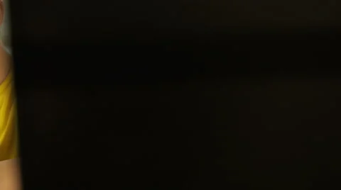 Boy with tablet computer, close view. Dolly shot Stock Footage 62467054