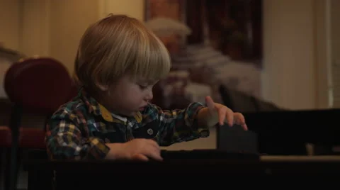 Boy Tablet Stock Footage 47130073