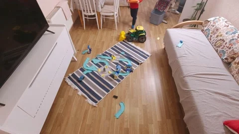 Boy With Tablet At Home Stock Footage 167218917