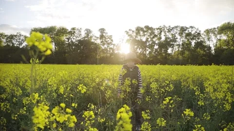 Boy takes off his hat Stock Footage 130242900