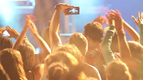 Boy taking video with smartphone Stock Footage 41208695