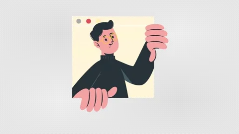 Boy talking chat bubble animation with alpha channel Stock After Effects