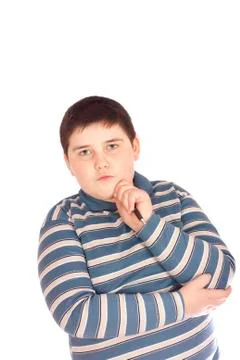 Boy thinking Stock Photos