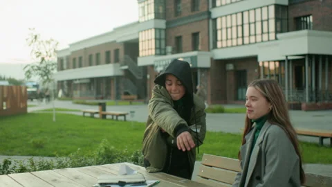 Boy Throws Paper Kite as Sister Laughs at Funny Fail Video stock 318853688