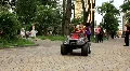Boy in toy car HD Footage