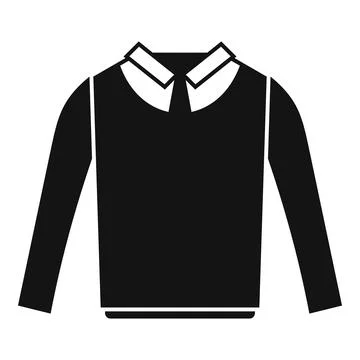 Boy uniform icon simple vector. Student uniform Illustrazione stock