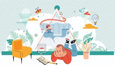 Boy using phone, smartphone - playing, chatting, surfing Internet, kids and 스톡 일러스트