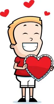 Boy Valentine Stock Illustration