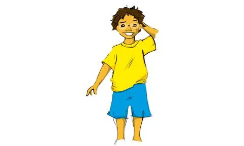 Boy Vector Illustrations Stock Illustration