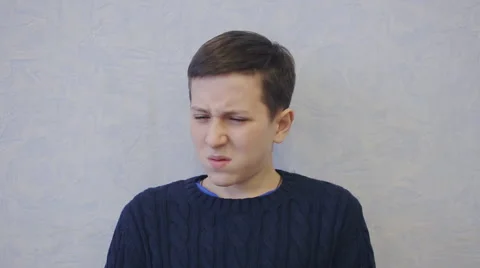 Boy is very upset Stock Footage 60640969