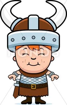 Boy viking Stock Illustration