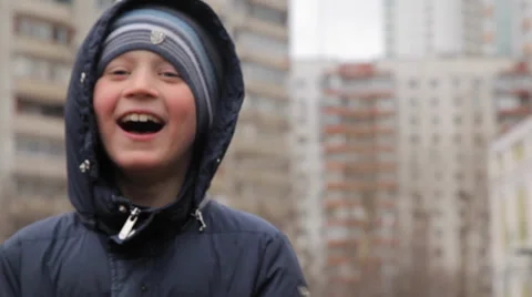 Boy for a walk Video stock 39808794