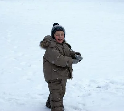 The boy on walk Stock Photos