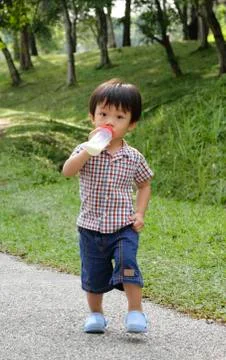 Boy walking Stock Photos