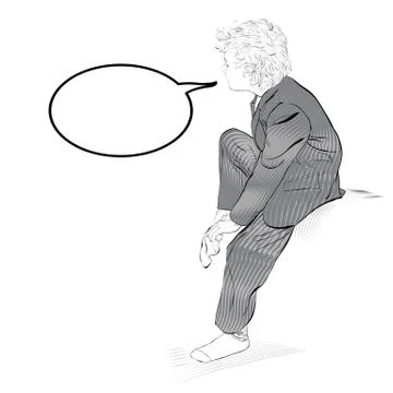 Boy wearing socks. School boy dressing. Illustration of Boy Dressing Stock Illustration