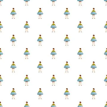 Boy wearing ufo costume pattern background Illustrazione stock