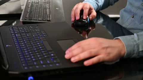 Boy Working From Home Stock Footage 142210957