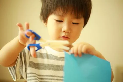 Boy working Stock Photos