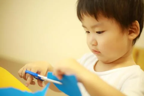Boy working Stock Photos