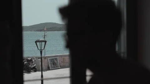 Boy working Silhouette | 4K Video stock 167228053