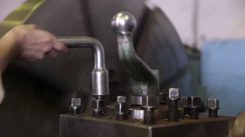 Boy working for the Soviet machine Stock Footage 51541422