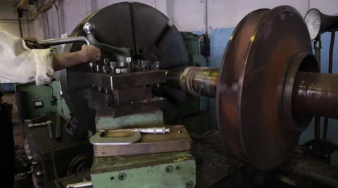 Boy working for the Soviet machine Stock Footage 51541459