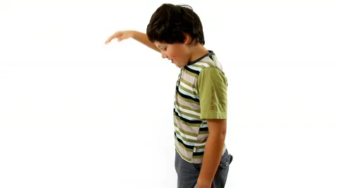 Boy with yo-yo, isolated Stock Footage 844258