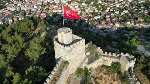 Boyabat Castle Stock Footage 313503913