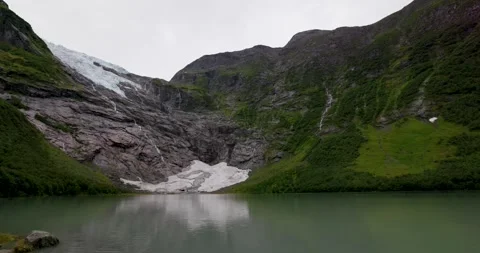 Bøyabreen Glacier Stock Footage 284352173