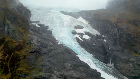 Boyabreen Glacier V4 스톡 동영상 245442421