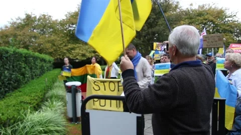 Boycott Nestle protest 스톡 동영상 183407322