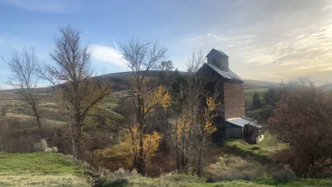 Boyd Oregon - Abandoned Mill building 库存影片 165853820