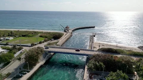 Boynton Inlet, Florida Stock Footage 291600266