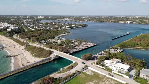 Boynton Inlet, Florida Stock Footage 291600294