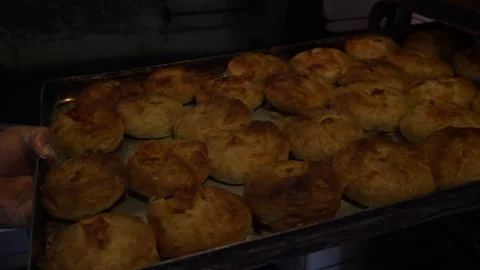 Boyoz is Turkish pastry Stock Footage 292774593